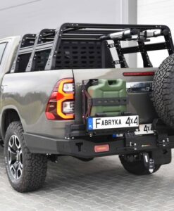 F4X4 - ACHTERBUMPER LANG MET LED LAMPEN TOYOTA HILUX REVO 2020-