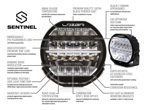 Lazer Lights – Sentinel 9" - Afbeelding 11
