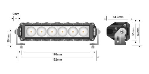 STEDI - ST3K 7.5" Slim LED Light Bar - Afbeelding 11