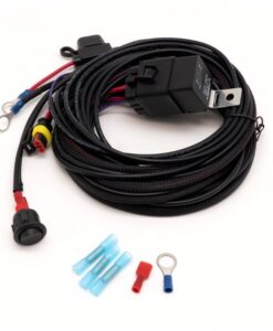 Lazer Lights - Single-lamp wiring kit 'Long' / 2-pin / Superseal / 12V