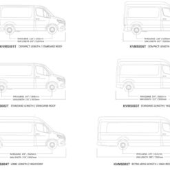 Front Runner - MERCEDES-BENZ SPRINTER (L1H1/128" SWB/STANDARD ROOF) (2007-CURRENT) SLIMPRO VAN RACK KIT - Afbeelding 7
