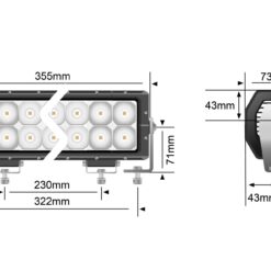 STEDI - ST4K 14" Double Row LED Light Bar - Afbeelding 11