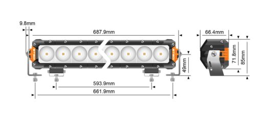 STEDI - ST3301 PRO 27.5" LED Light Bar - Afbeelding 11