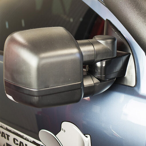 ClearView “Compact” Towing Mirror Head Covers Black (Left & Right) - Afbeelding 3