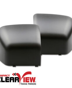 ClearView “Compact” Towing Mirror Head Covers Black (Left & Right)