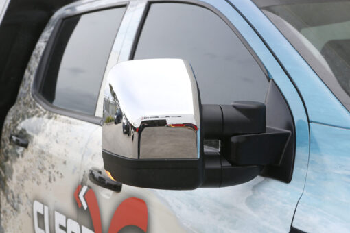 ClearView “Next Generation” Towing Mirror Head Covers Chrome (Left & Right)