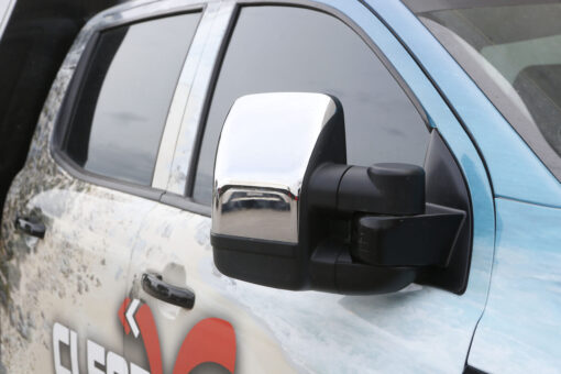 ClearView “Next Generation” Towing Mirror Head Covers Chrome (Left & Right) - Afbeelding 2