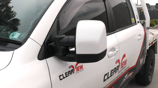 ClearView “Next Generation” Towing Mirror Head Covers Paintable (Left & Right)
