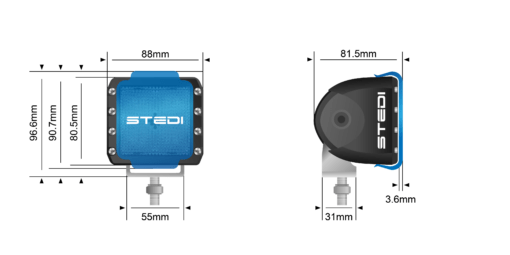 STEDI - C-4 Black Edition Led Light Cube | Spot - Afbeelding 10
