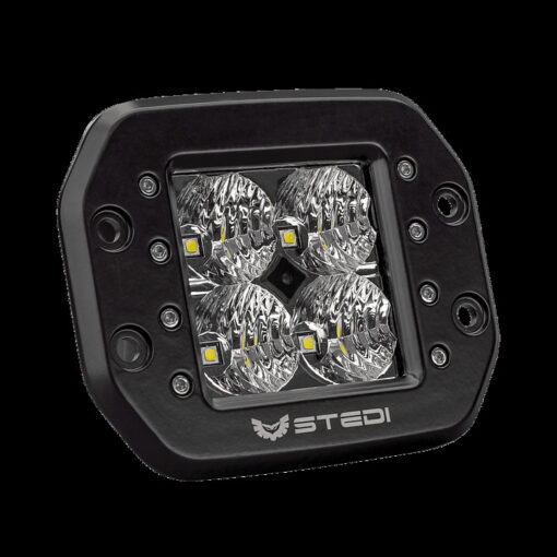 STEDI - C-4 Black Edition Flush Mount Led Light Cube | Flood