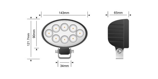 STEDI - 24W Tractor Led Flood Light - Afbeelding 8