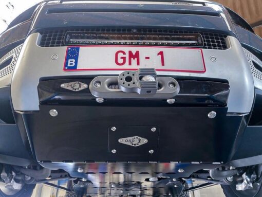 ORD - New Defender Alu Skidplate for Winchplate