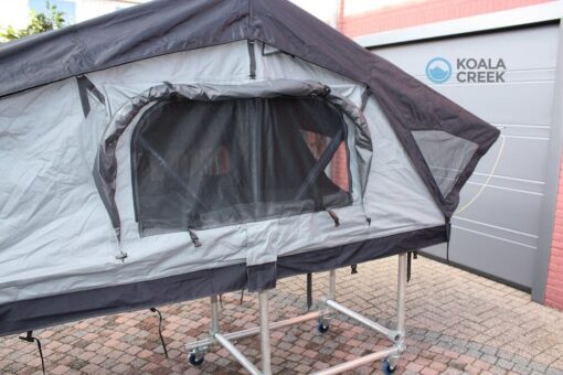 KOALA CREEK® TEIDE 160L-V2 daktent donker grijs met overdekte instap - Afbeelding 17