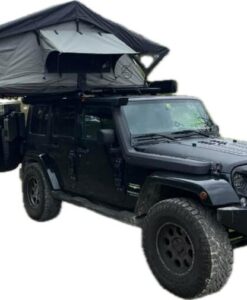 KOALA CREEK® TEIDE 160L-V2 daktent donker grijs met overdekte instap