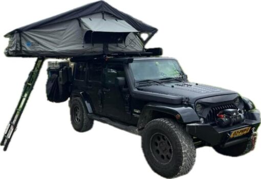 KOALA CREEK® TEIDE 160L-V2 daktent donker grijs met overdekte instap