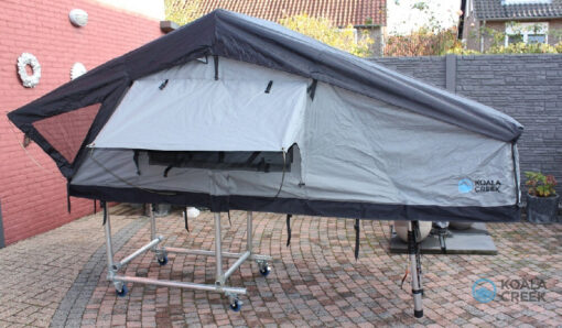 KOALA CREEK® TEIDE 160L-V2 daktent donker grijs met overdekte instap - Afbeelding 2