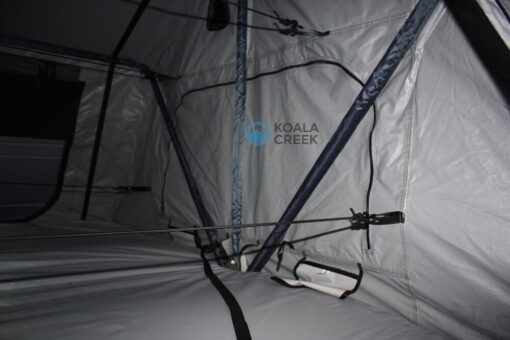 KOALA CREEK® TEIDE 160L-V2 daktent donker grijs met overdekte instap - Afbeelding 14