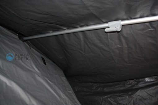 KOALA CREEK® TEIDE 160L-V2 daktent donker grijs met overdekte instap - Afbeelding 11