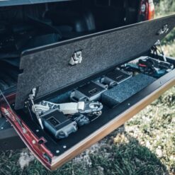 Alternative view of Huracan Fabrication - Isuzu D-Max (2012-2020) Tailgate Storage Mod