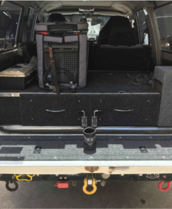 Huracan Fabrication - Toyota Land Cruiser 60 series Tailgate Storage Mod