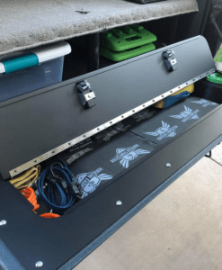 Huracan Fabrication - Toyota Landcruiser 80 series Tailgate Storage Mod
