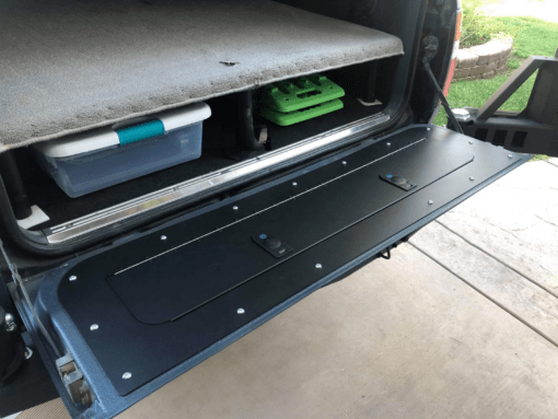 Huracan Fabrication - Toyota Landcruiser 80 series Tailgate Storage Mod - Afbeelding 2