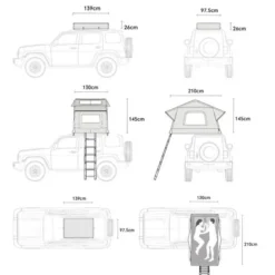 Wild Land - Air Cruiser 140 daktent - Afbeelding 5