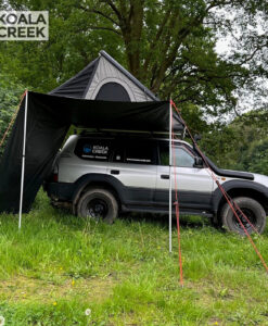 KOALA CREEK® FREEDOM daktent luifel grijs 400x220 cm. Rip-Stop polyester/katoen