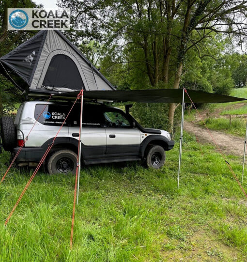 KOALA CREEK® FREEDOM daktent luifel grijs 400x220 cm. Rip-Stop polyester/katoen - Afbeelding 10