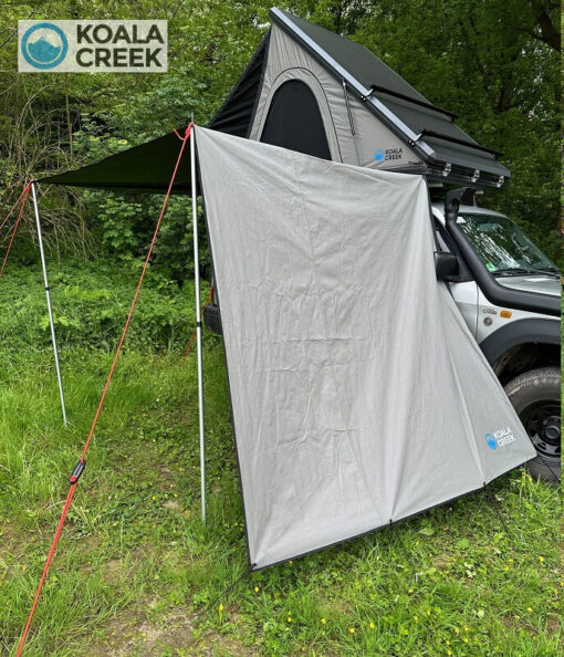 KOALA CREEK® FREEDOM daktent luifel grijs 400x220 cm. Rip-Stop polyester/katoen - Afbeelding 7