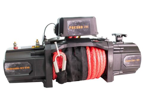 Presko Winch - PEW12000 12V EVO Synthetic Rope - Afbeelding 2
