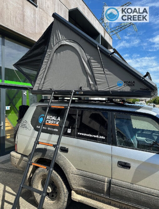 KOALA CREEK® ROADTRIP 130 hardcover daktent donker grijs - Afbeelding 3
