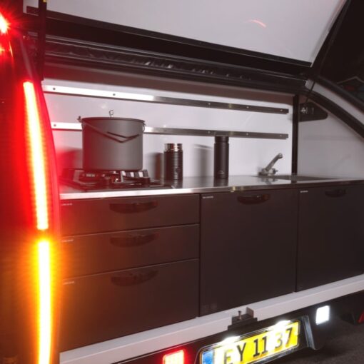 HeroCamper - Geïntegreerde gaskookplaat met 2 branders - Afbeelding 5