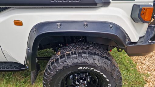 Spatbord verbreders Toyota Land Cruiser 79 2024+ pick up met dubbele cabine - 50mm breed - Afbeelding 2