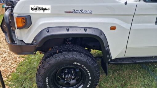 Spatbord verbreders Toyota Land Cruiser 79 2024+ pick up met dubbele cabine - 50mm breed