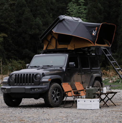 Naturnest – Sirius 2 clamshell Rooftop tent - Afbeelding 25
