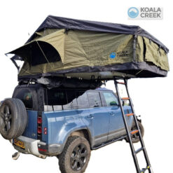 KOALA CREEK® TEIDE 160L-V2 RANGER OVERLANDER groene daktent met overdekte instap
