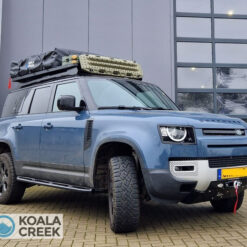 Alternative view of KOALA CREEK® TEIDE 160L-V2 RANGER OVERLANDER groene daktent met overdekte instap