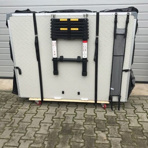 KOALA CREEK® TEIDE 160L-V2 RANGER OVERLANDER groene daktent met overdekte instap - Afbeelding 7