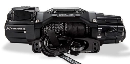Bushranger - Covert Winch / 12V / 10.000lbs / Synthetic Rope