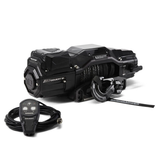 Bushranger - Covert Winch / 12V / 10.000lbs / Synthetic Rope - Afbeelding 3