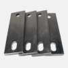 Horntools - Daktent bevestigingsplaat RVS 4 stuks