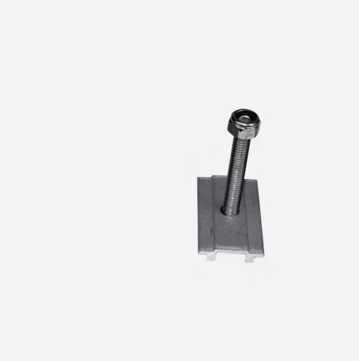 Horntools - Daktent montageplaat slider met schroef (1 set)