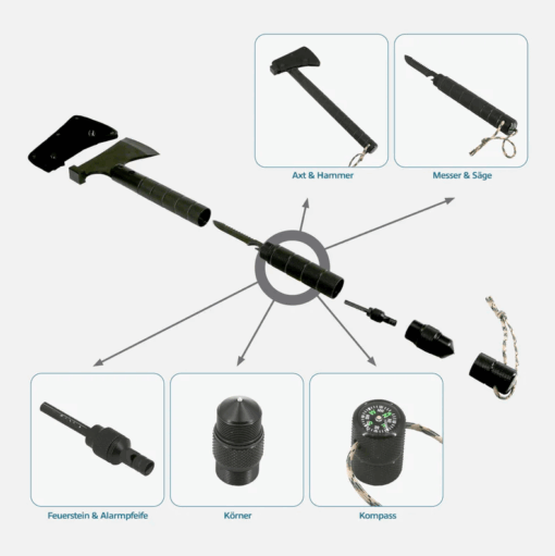 Horntools - Outdoor Axe Survivor - Afbeelding 3
