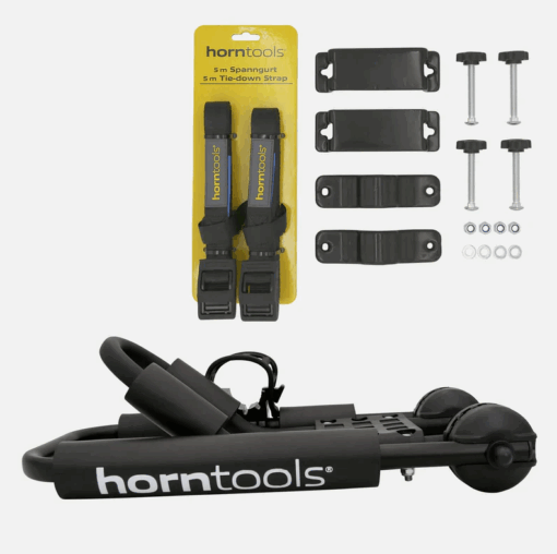 Horntools - ExRoof dakrek kajak & SUP-bevestiging (opvouwbaar J-stijl) - Afbeelding 10
