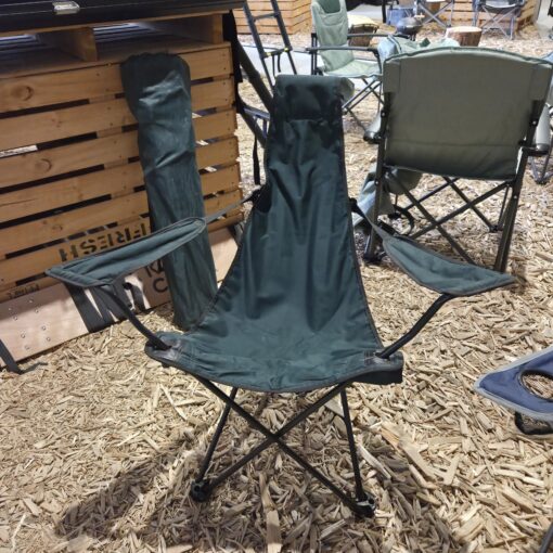 Stoelen oud-demomodel groen (set van 2)
