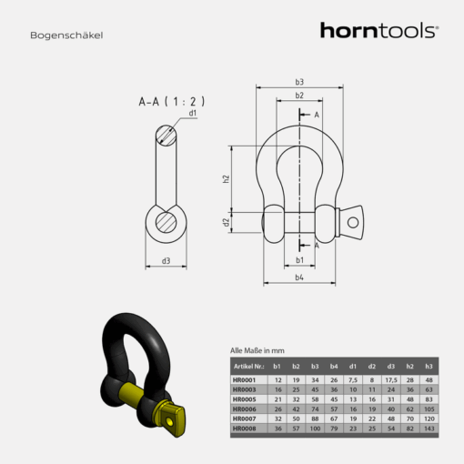 Horntools - Harpsluiting - Afbeelding 3