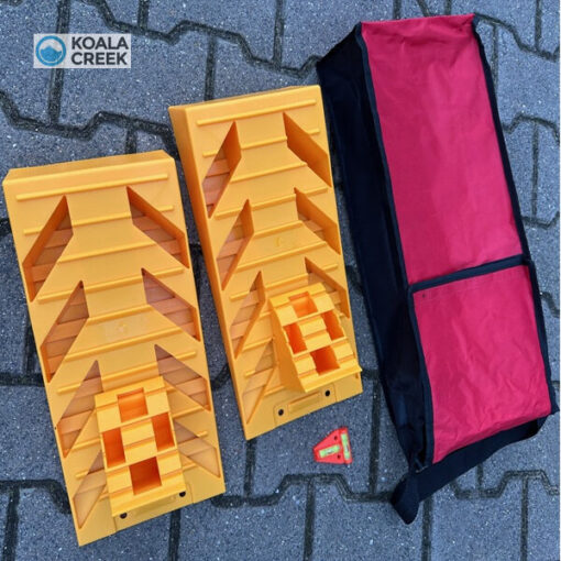 KOALA CREEK® - LEVEL-IT complete set met 2 levellers, 2 keggen en waterpas in tas - Afbeelding 3