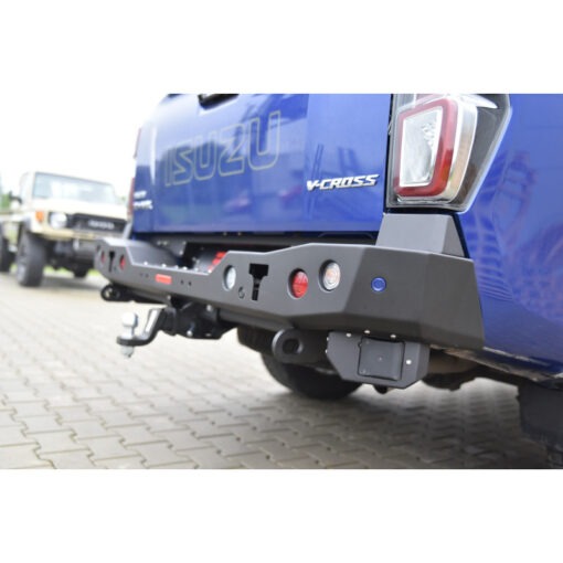 F4X4 - ACHTERBUMPER ISUZU D-MAX 2020- - met lampgaten - Afbeelding 2