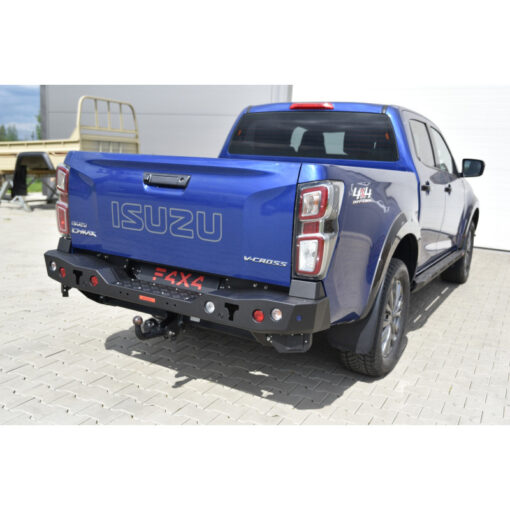 F4X4 - ACHTERBUMPER ISUZU D-MAX 2020- - met lampgaten - Afbeelding 12